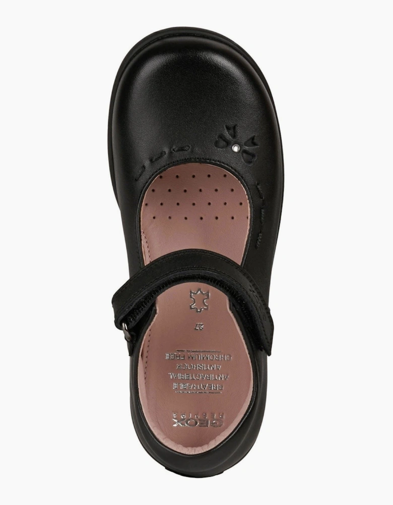 Geox Naimara Leather Black Shoes