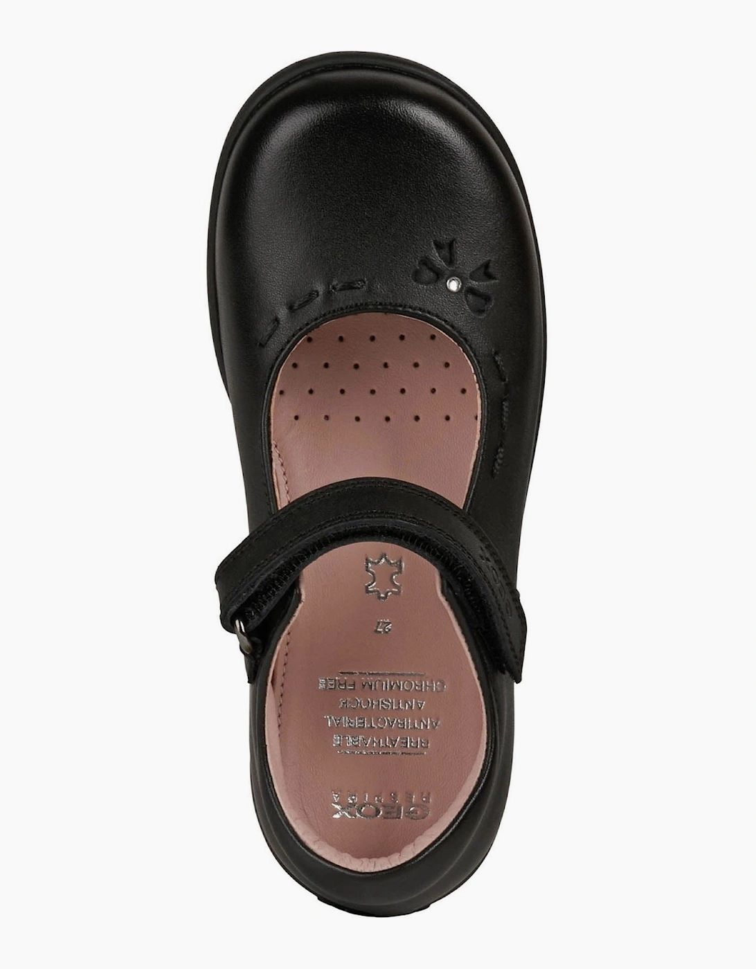Geox Naimara Leather Black Shoes