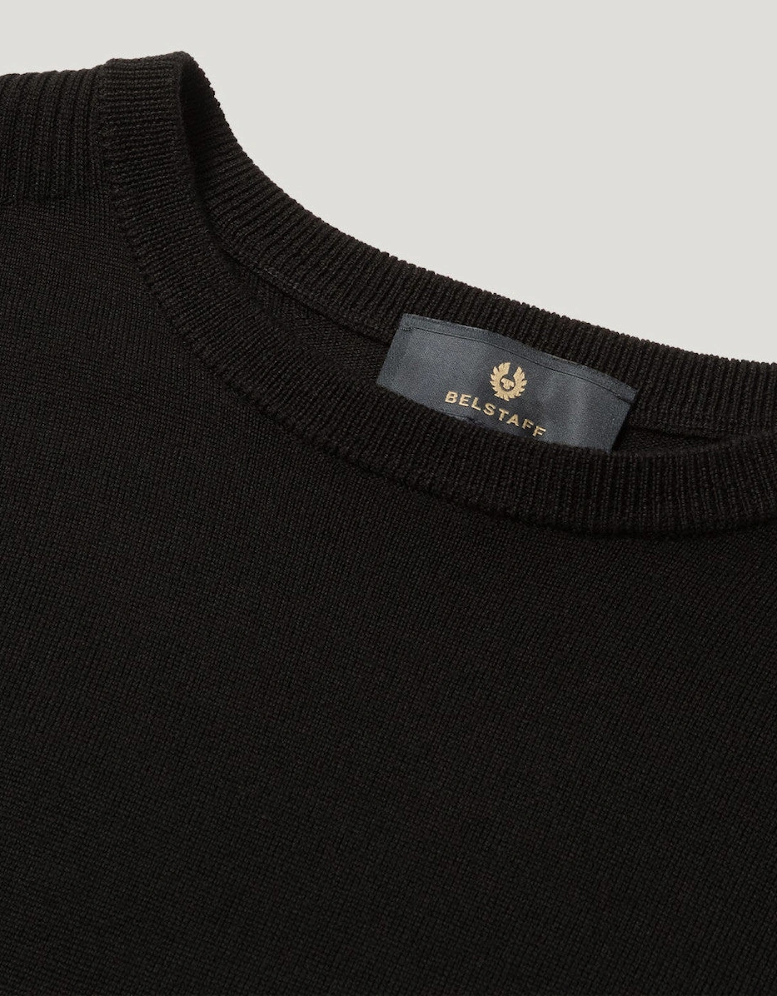 Belstaff Colden Merino Crew Neck Black