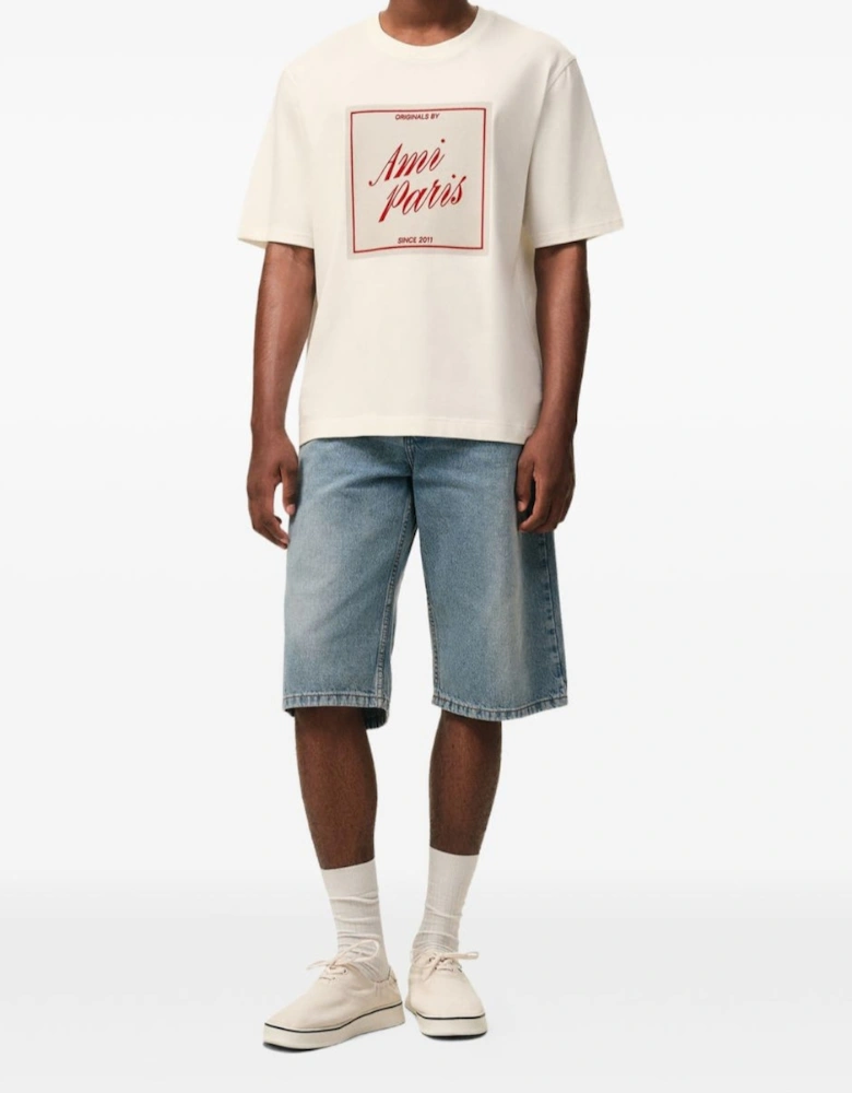 Ami Paris AMI Heritage Printed Graphic T-Shirt
