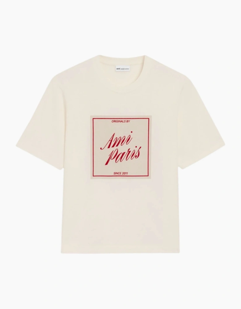 Ami Paris AMI Heritage Printed Graphic T-Shirt