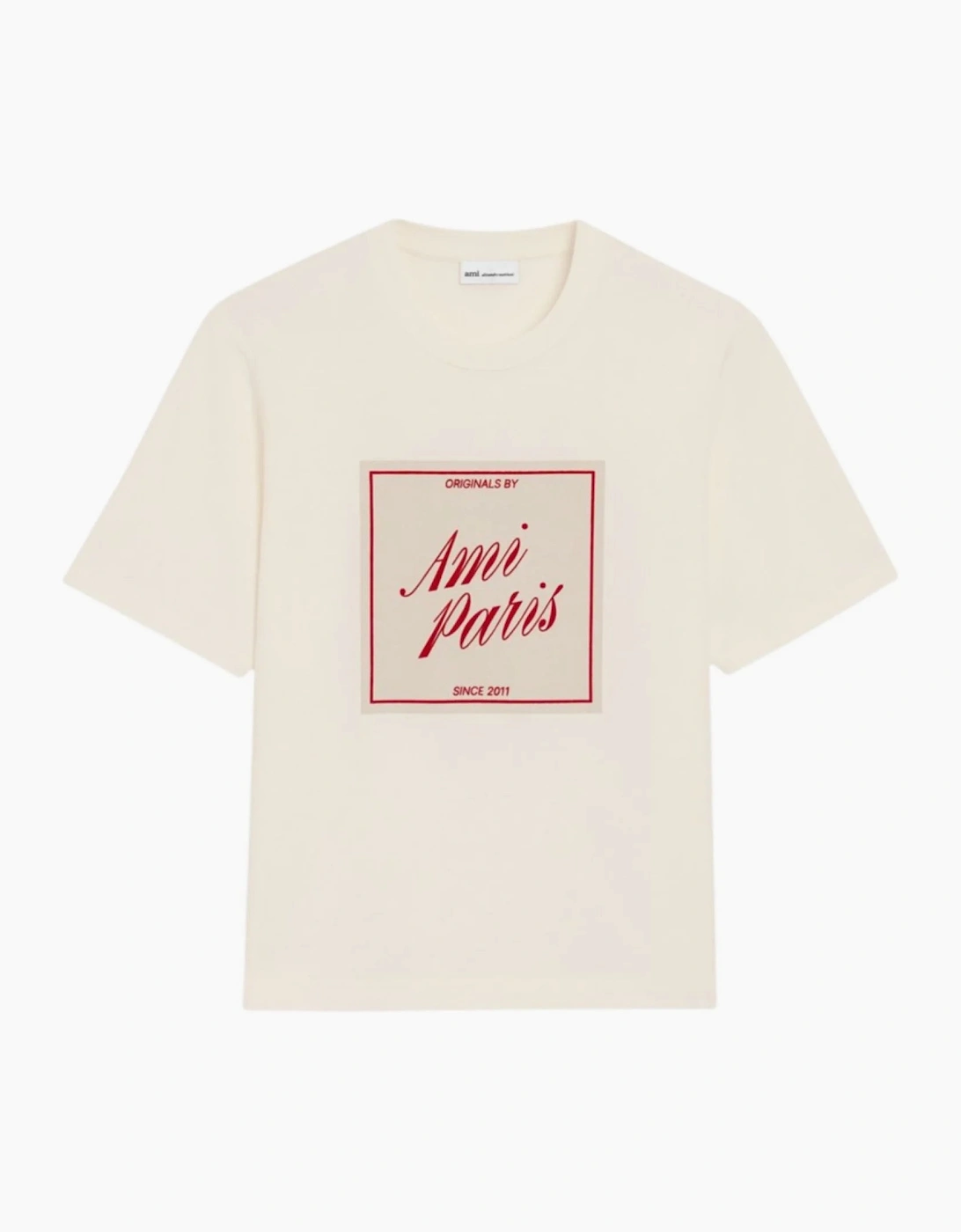 Ami Paris AMI Heritage Printed Graphic T-Shirt