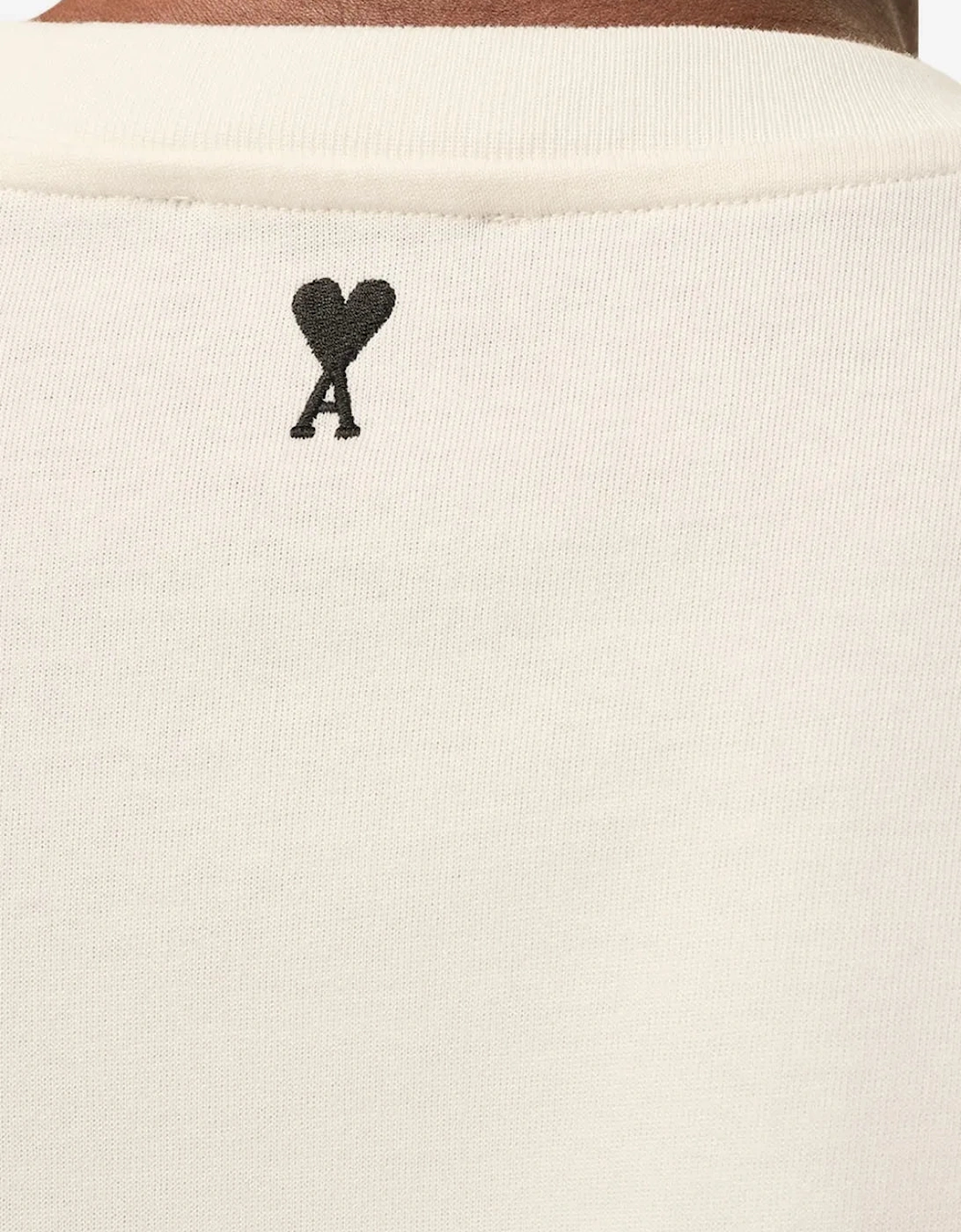 Men's AMI Paris Cream Heritage T-Shirt