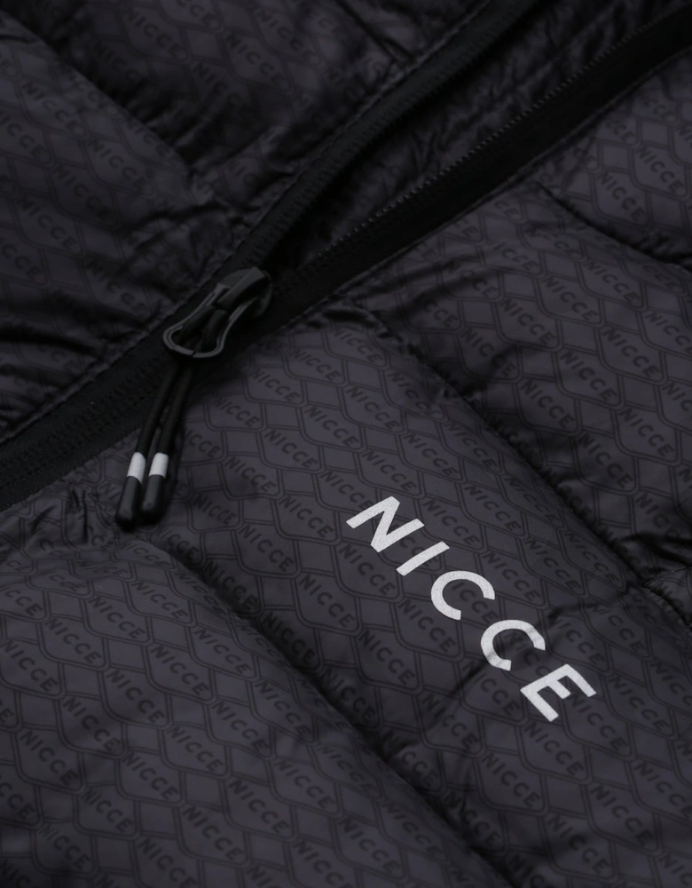 NICCE Boys Hooded Repeater Jacket Black