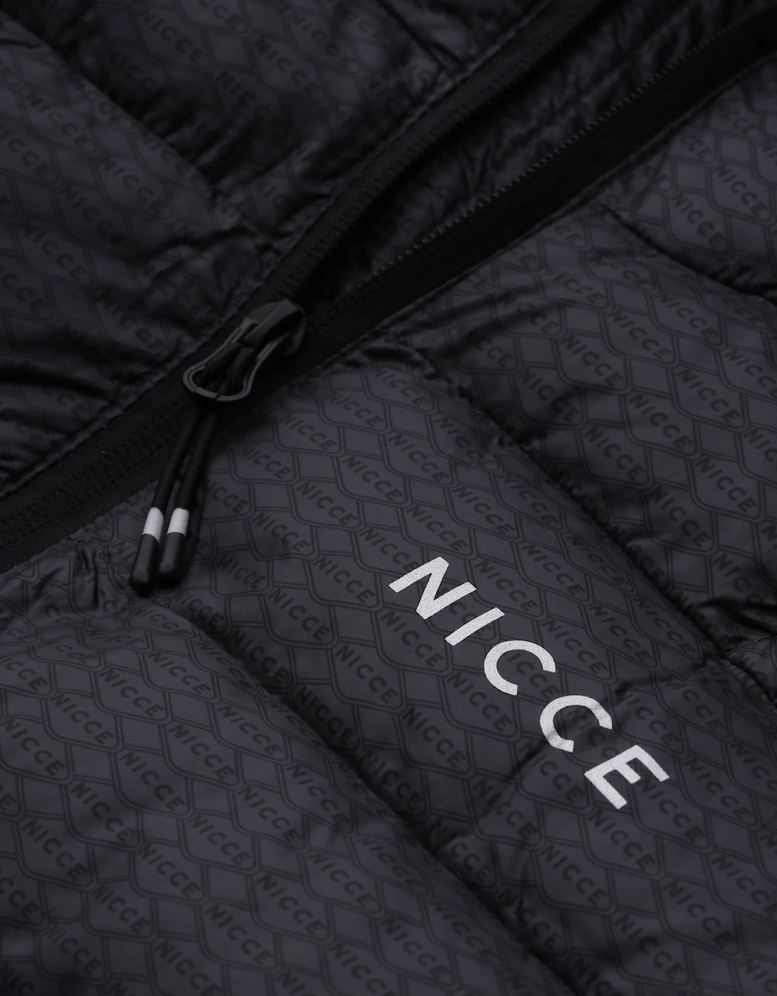 NICCE Boys Hooded Repeater Jacket Black