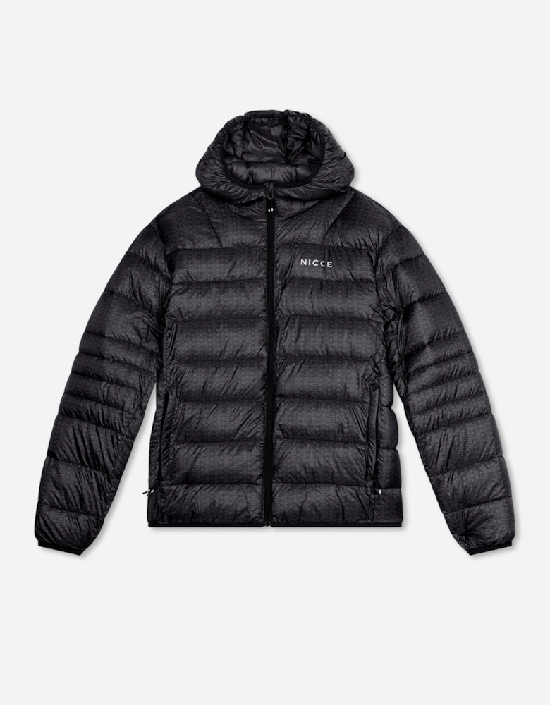 NICCE Boys Hooded Repeater Jacket Black