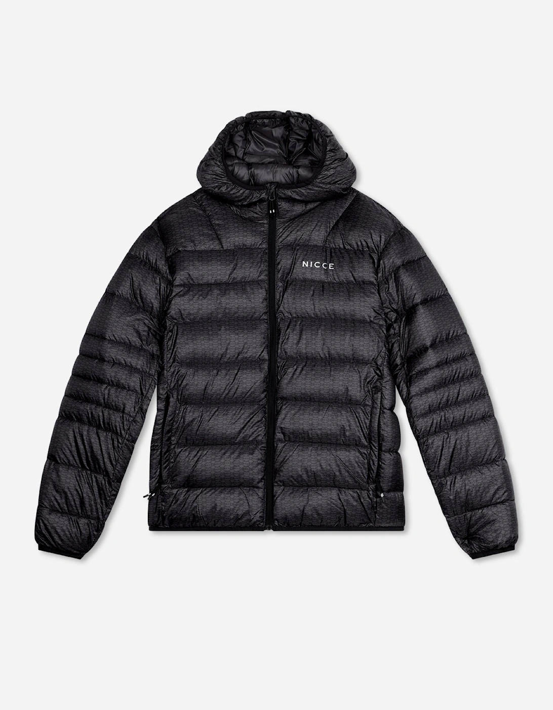 NICCE Boys Hooded Repeater Jacket Black