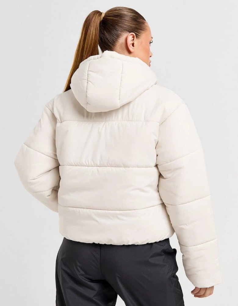 Nike Classic Women's Hooded Puffer Jacket Cream