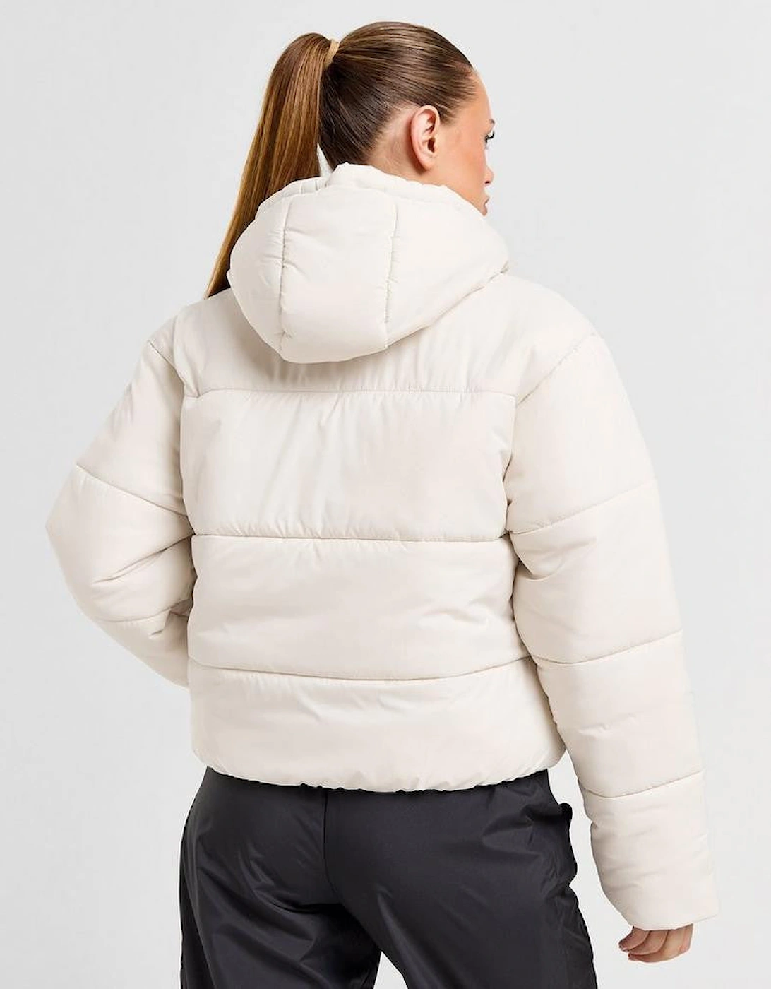 Nike Classic Women's Hooded Puffer Jacket Cream