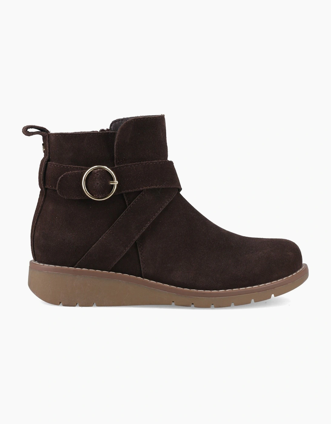 Hush Puppies Lyra Suede Women's Chocolate Boots