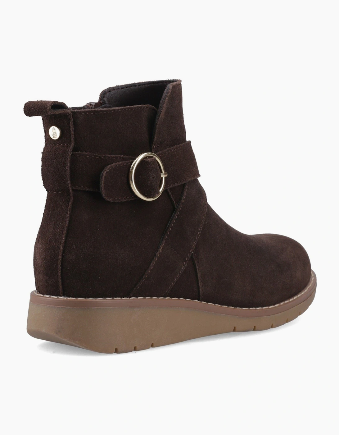 Hush Puppies Lyra Suede Women's Chocolate Boots