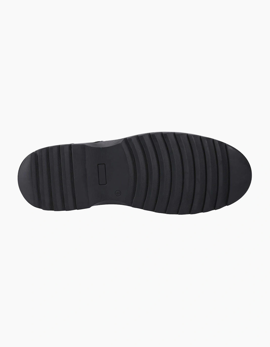 Hush Puppies Romeo Leather Black Lace-Up Shoes