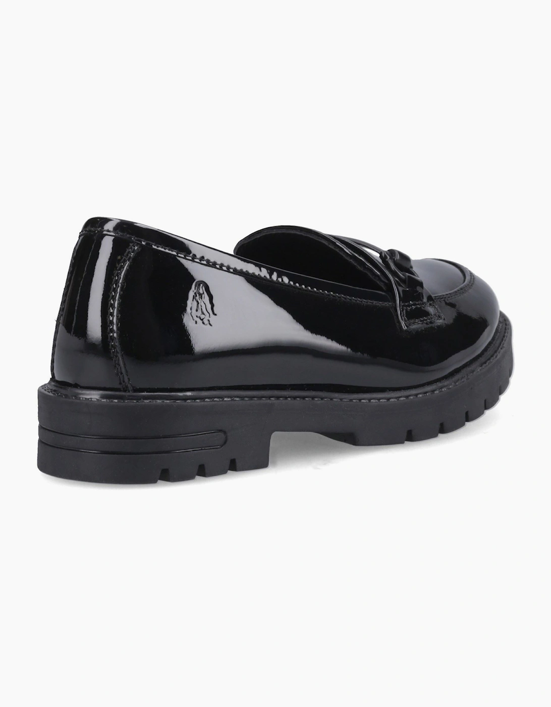 Hush Puppies Hazel Snaffle Leather Black Loafers