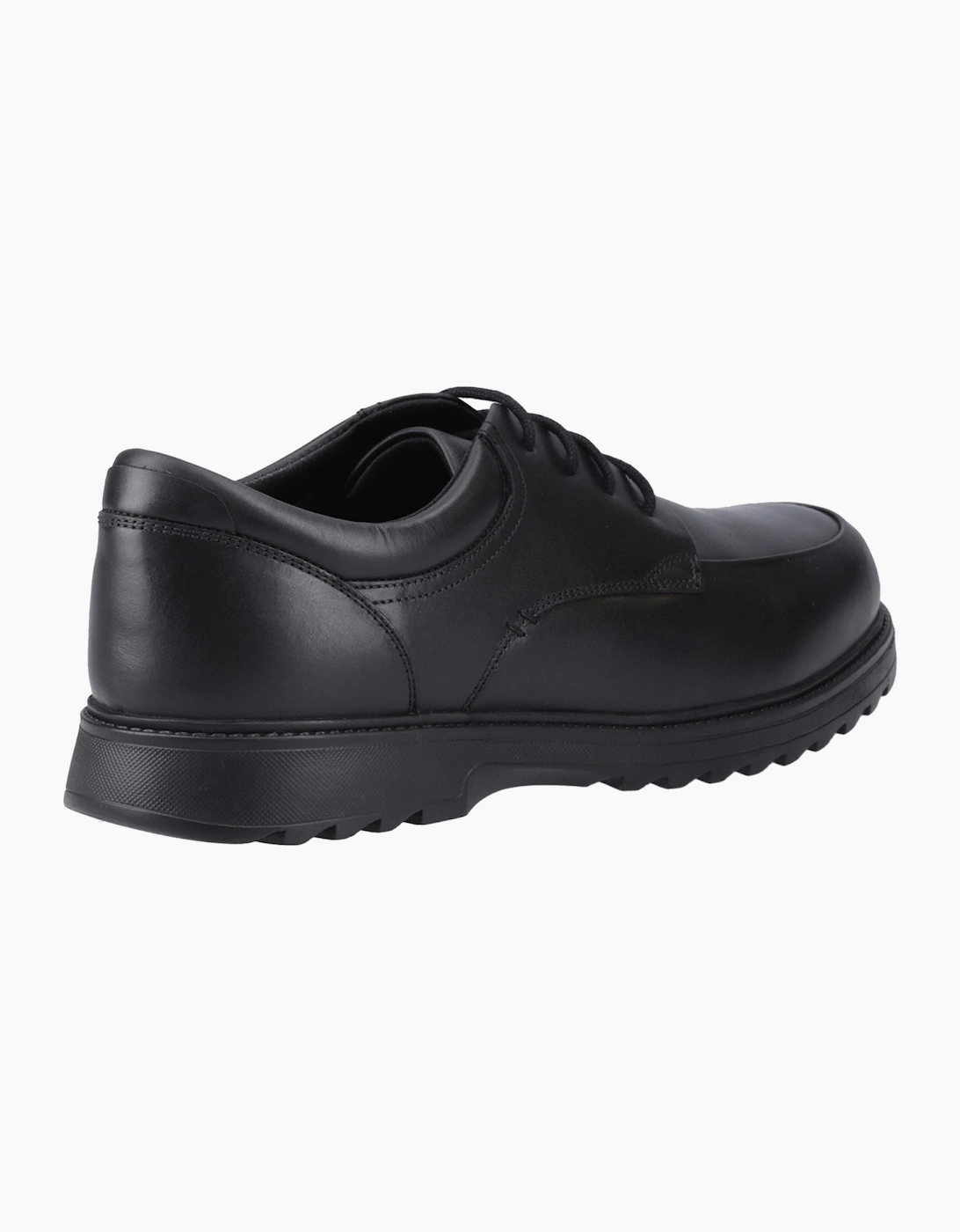 Hush Puppies Romeo Leather Black Lace-Up Shoes