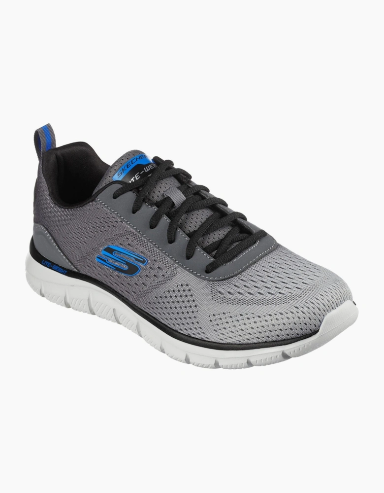 Skechers Track - Ripkent Textile Men's Charcoal Trainers