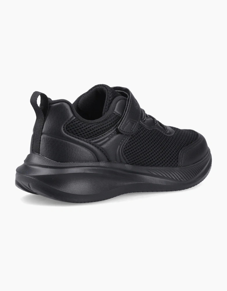 Hush Puppies Marty Textile Black Trainers