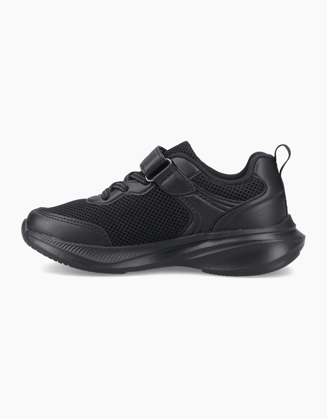 Hush Puppies Marty Textile Black Trainers