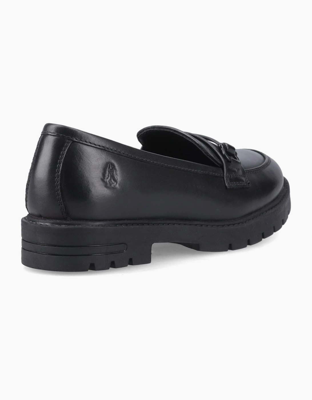 Hush Puppies Hazel Snaffle Leather Black Loafers