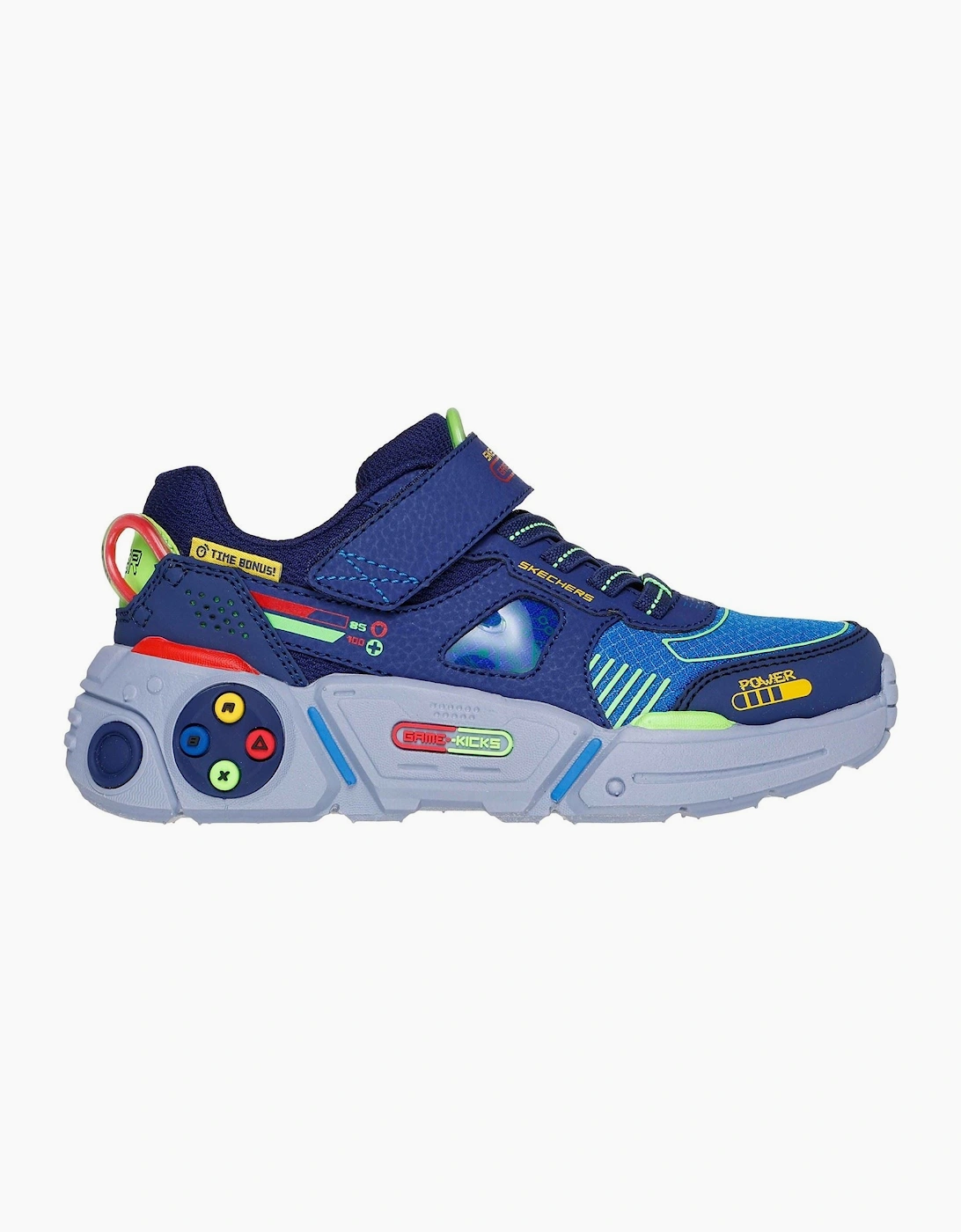 Skechers Game Kicks: Gametronix 2.0 Navy/Multi Trainers