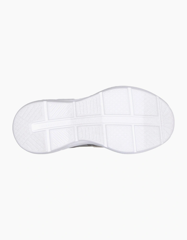 Skechers Microspec Velocity Grid-Shift Black/Silver & White Trainers