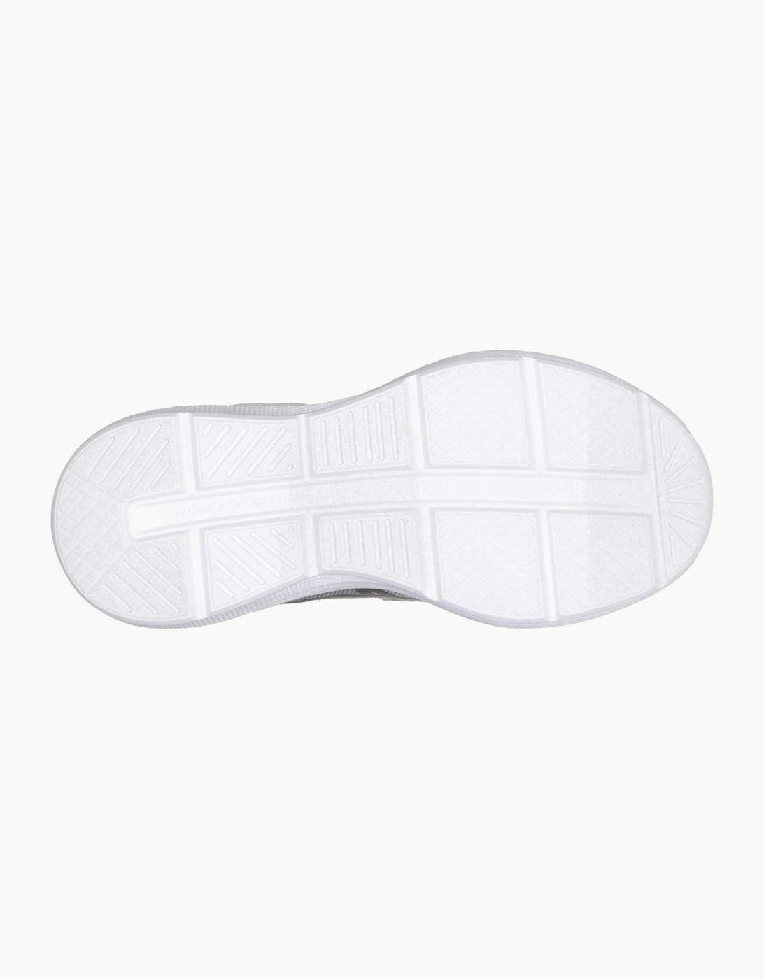 Skechers Microspec Velocity Grid-Shift Black/Silver & White Trainers