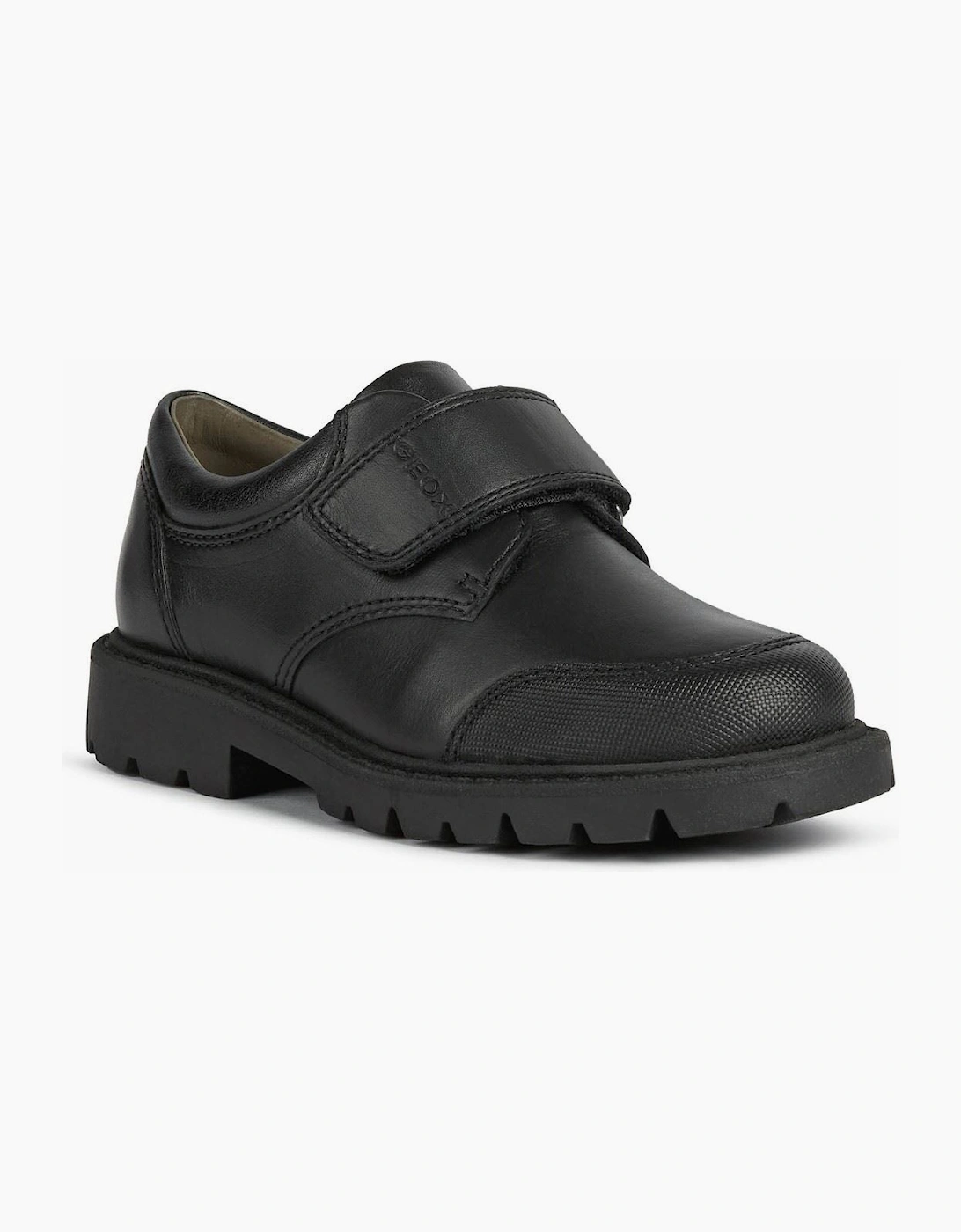 Geox Shaylax Leather Junior Black Shoes