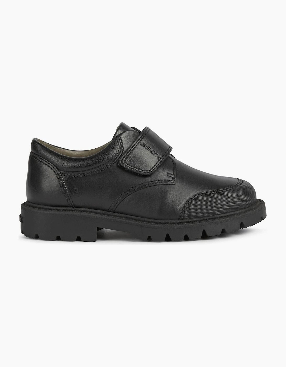 Geox Shaylax Leather Junior Black Shoes