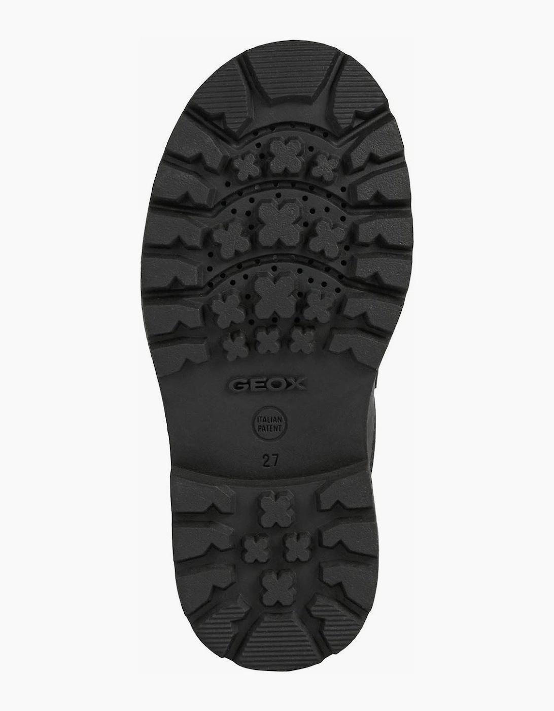 Geox Shaylax Leather Junior Black Shoes