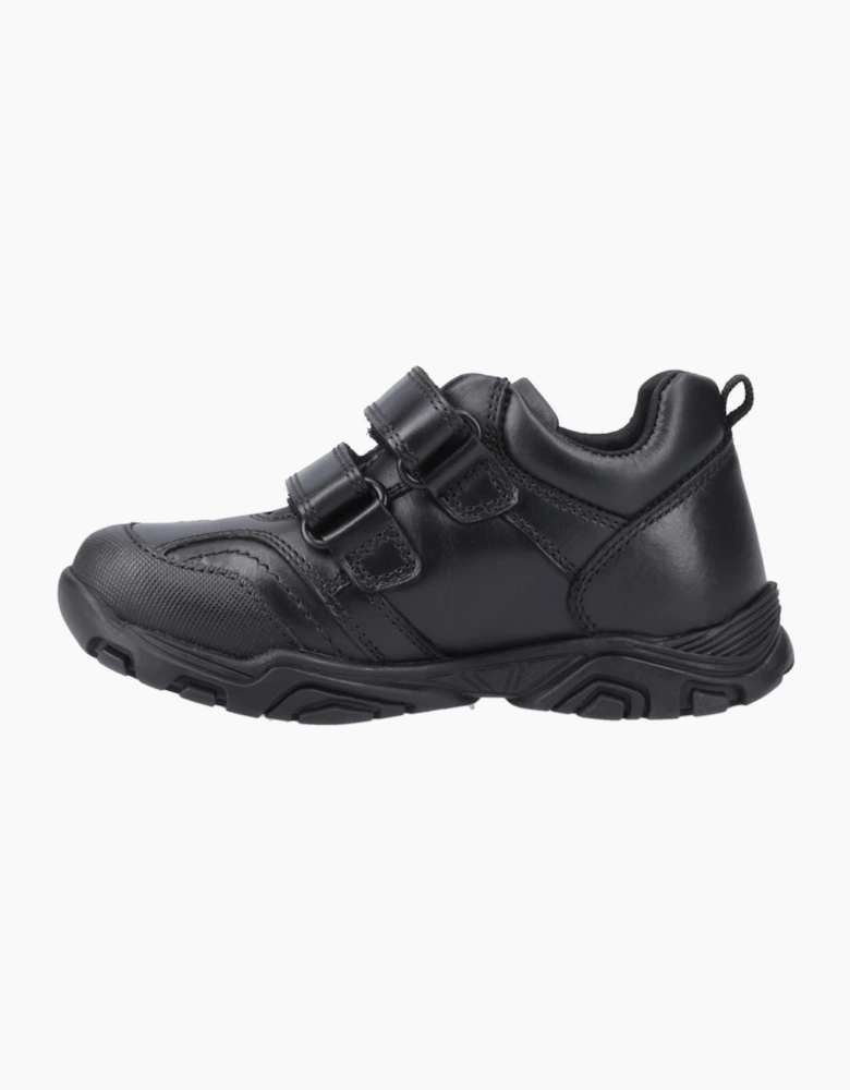Hush Puppies Leroy Leather Black Shoes