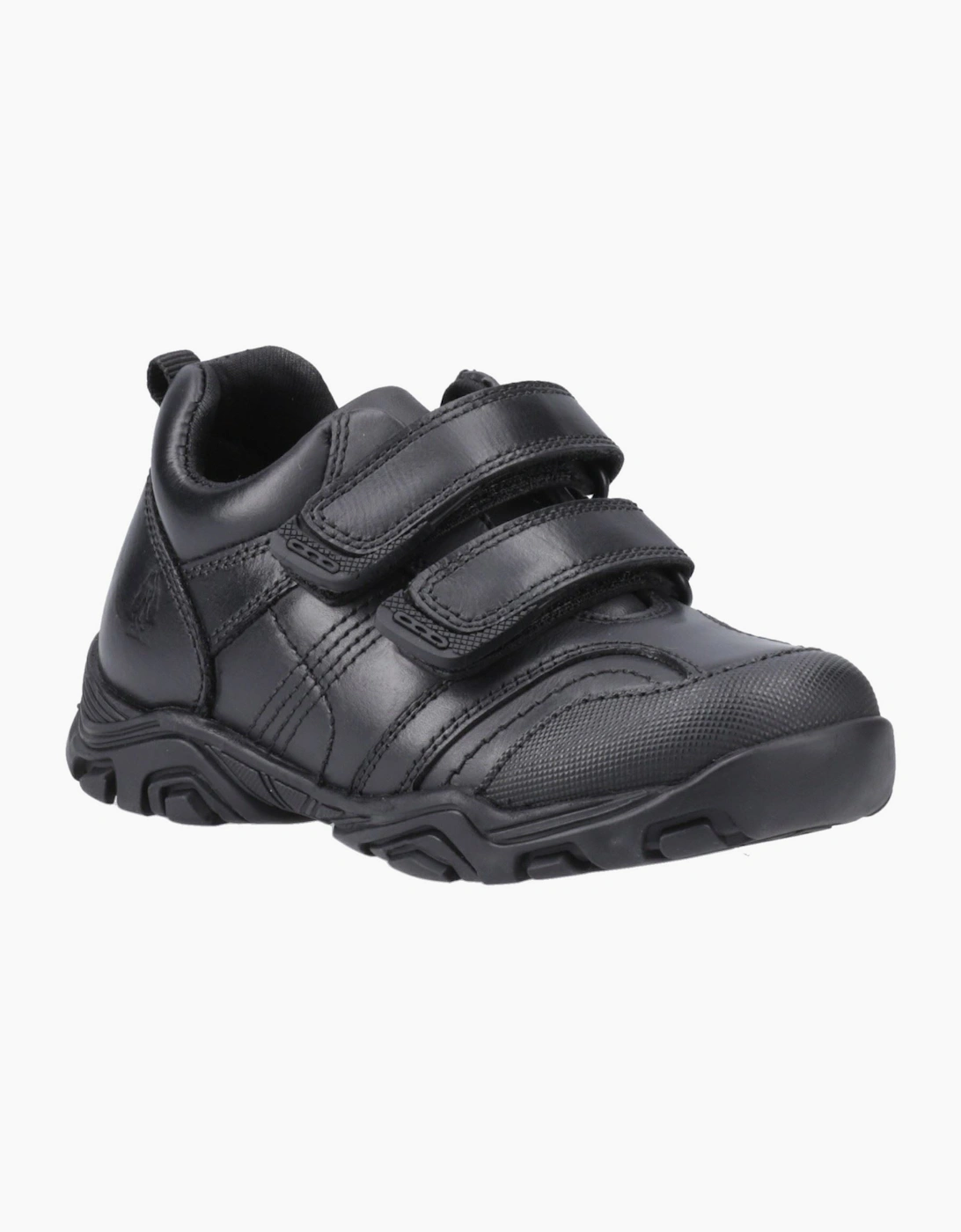 Hush Puppies Leroy Leather Black Shoes