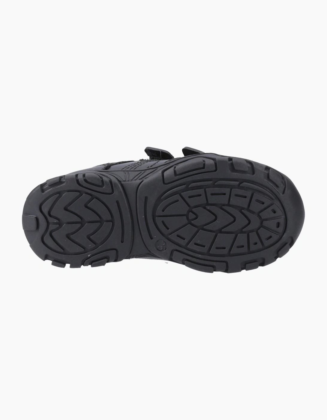 Hush Puppies Leroy Leather Black Shoes