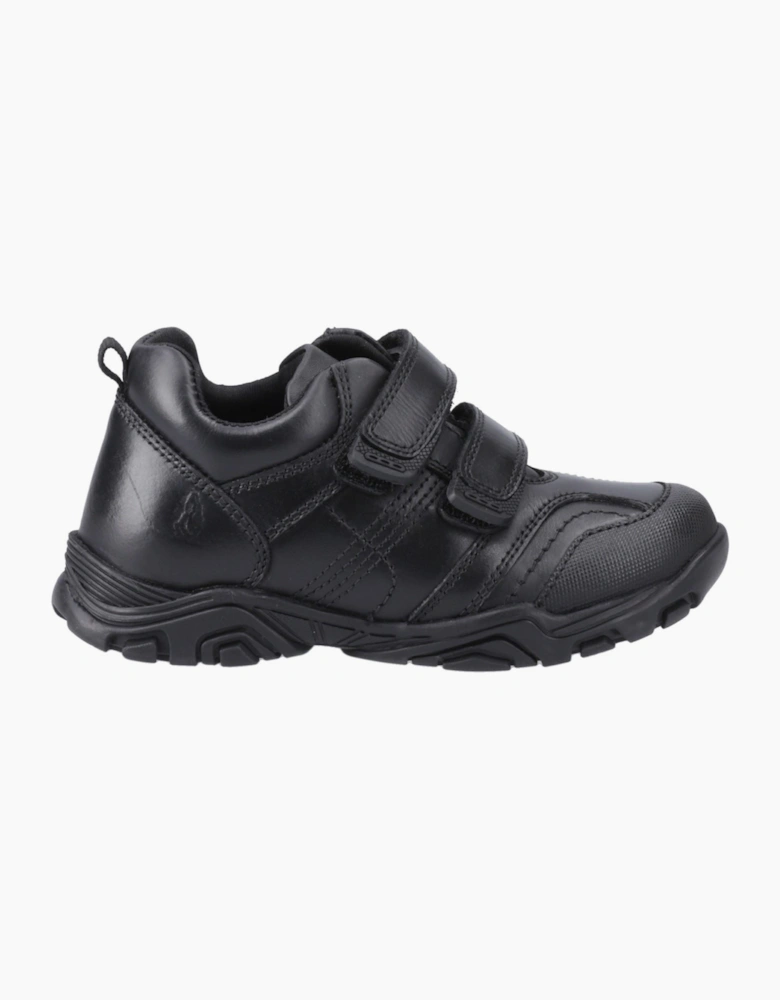 Hush Puppies Leroy Leather Black Shoes