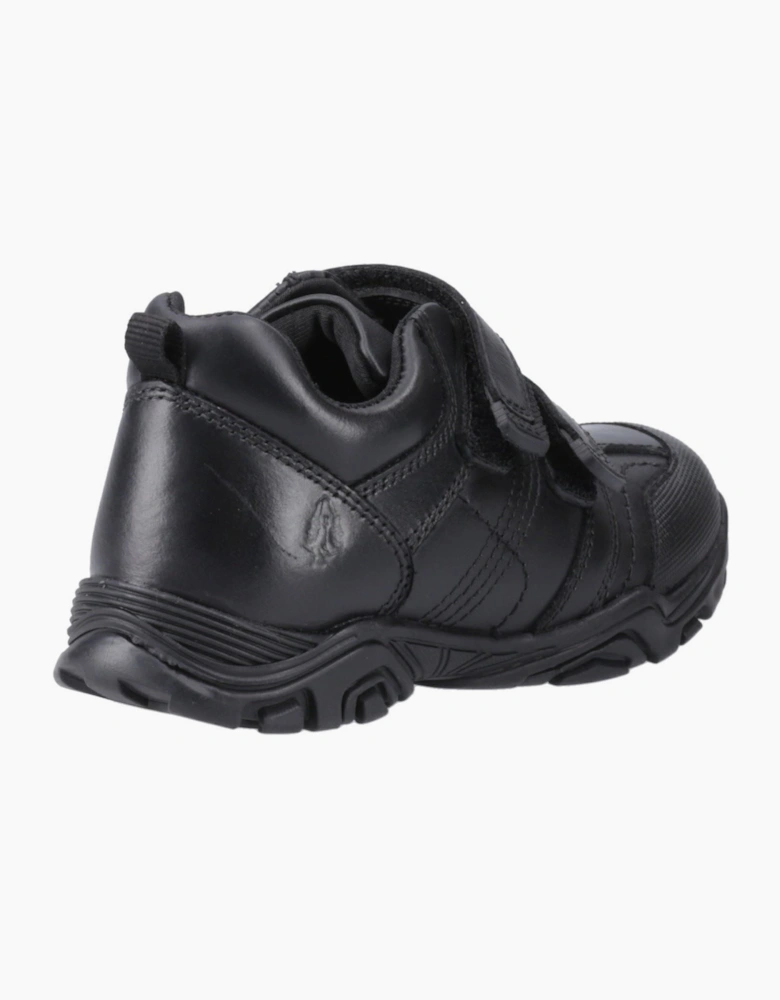 Hush Puppies Leroy Leather Black Shoes