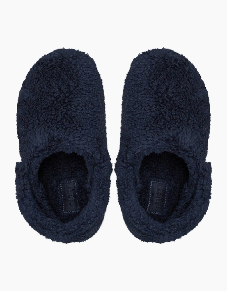 Crocs Classic Cozzzy Polyester Navy Slippers