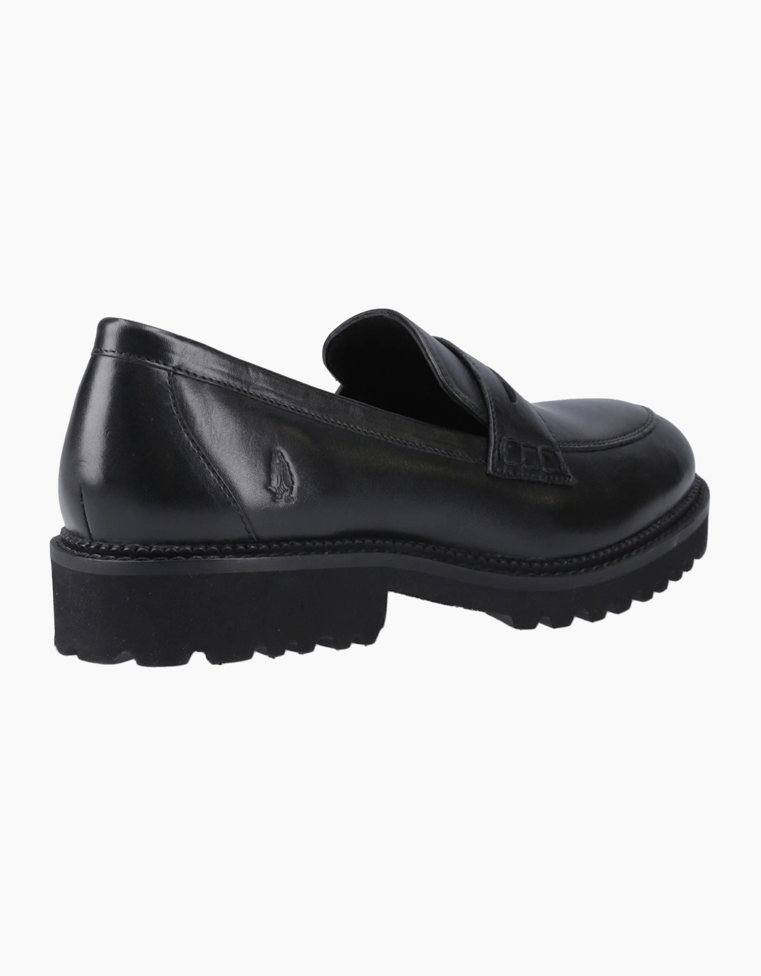 Hush Puppies Grazia Leather Black Loafers
