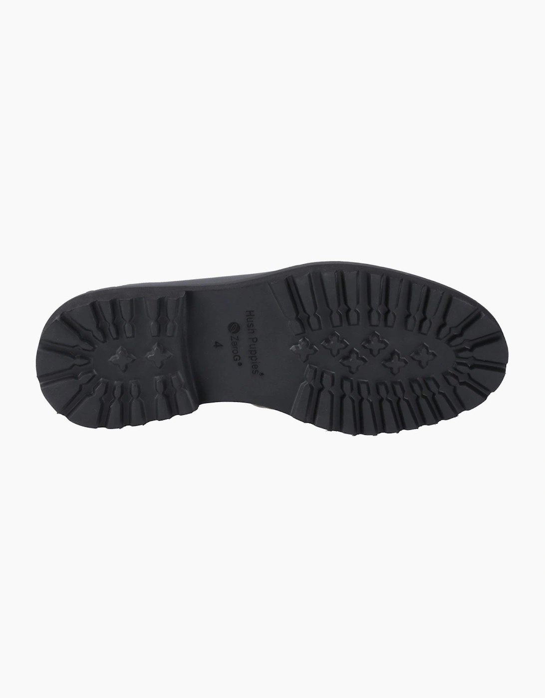 Hush Puppies Grazia Leather Black Loafers