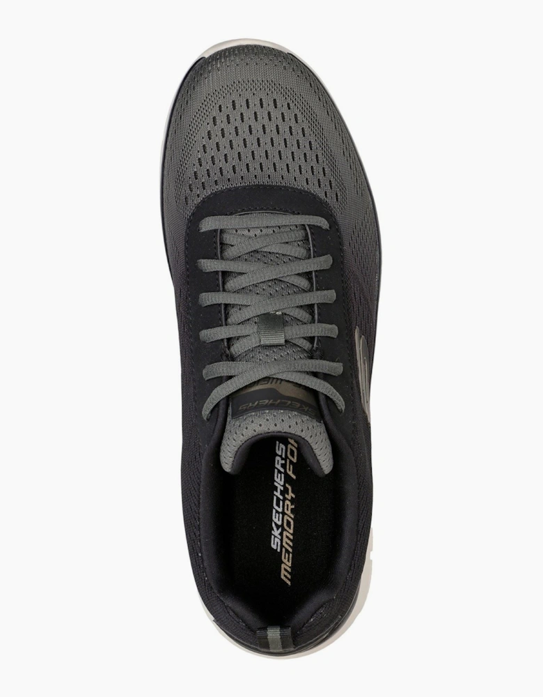 Skechers Track - Ripkent Textile Men's Olive/Black Trainers
