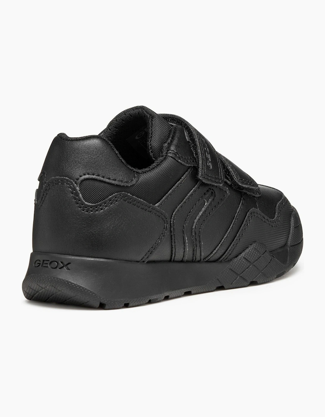 Geox J Rann-E Black Trainers