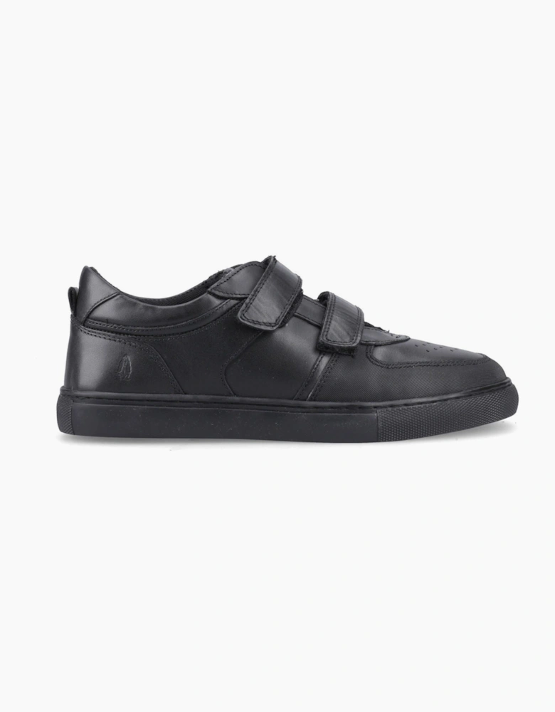 Hush Puppies Daxton Leather Black Trainers