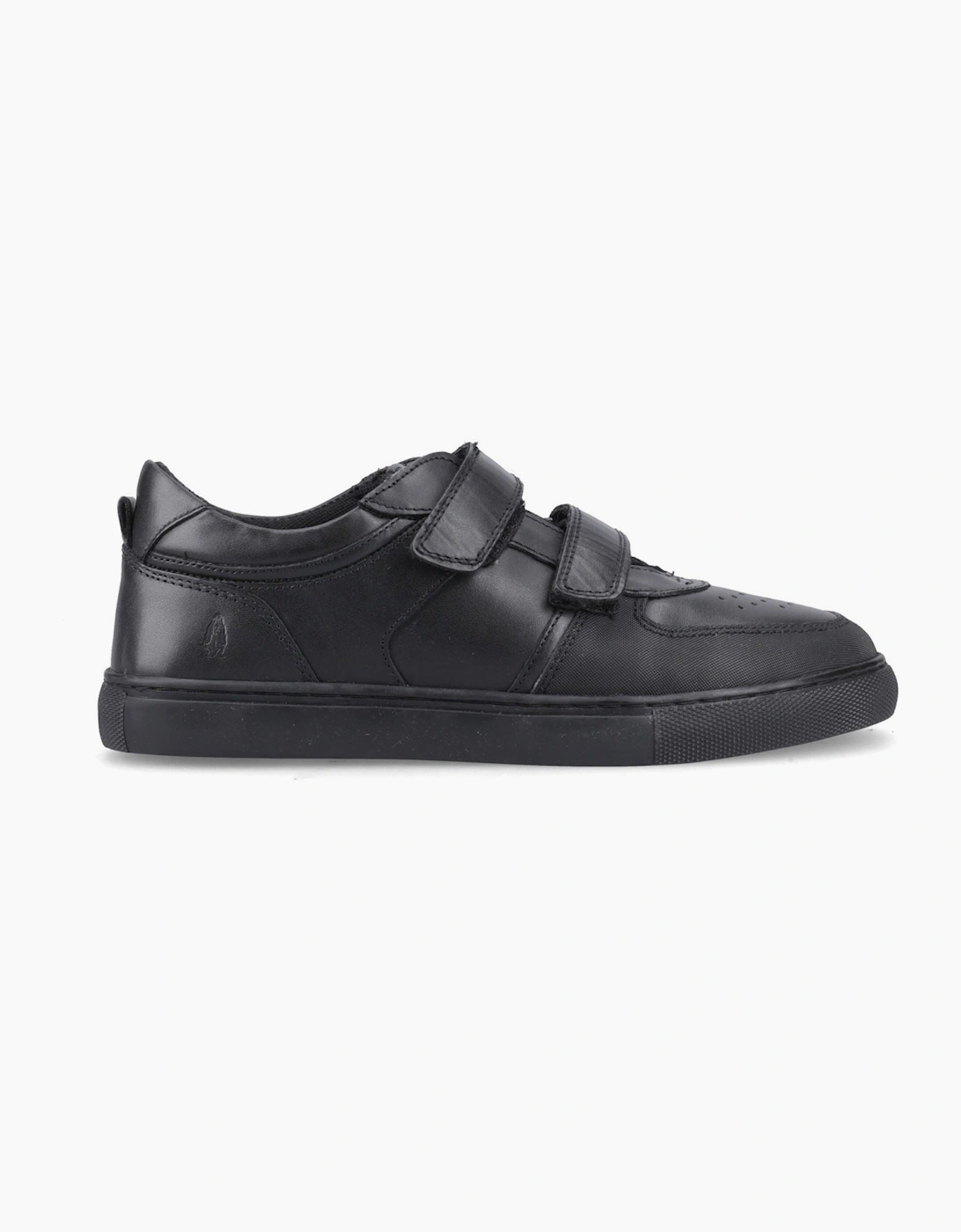 Hush Puppies Daxton Leather Black Trainers