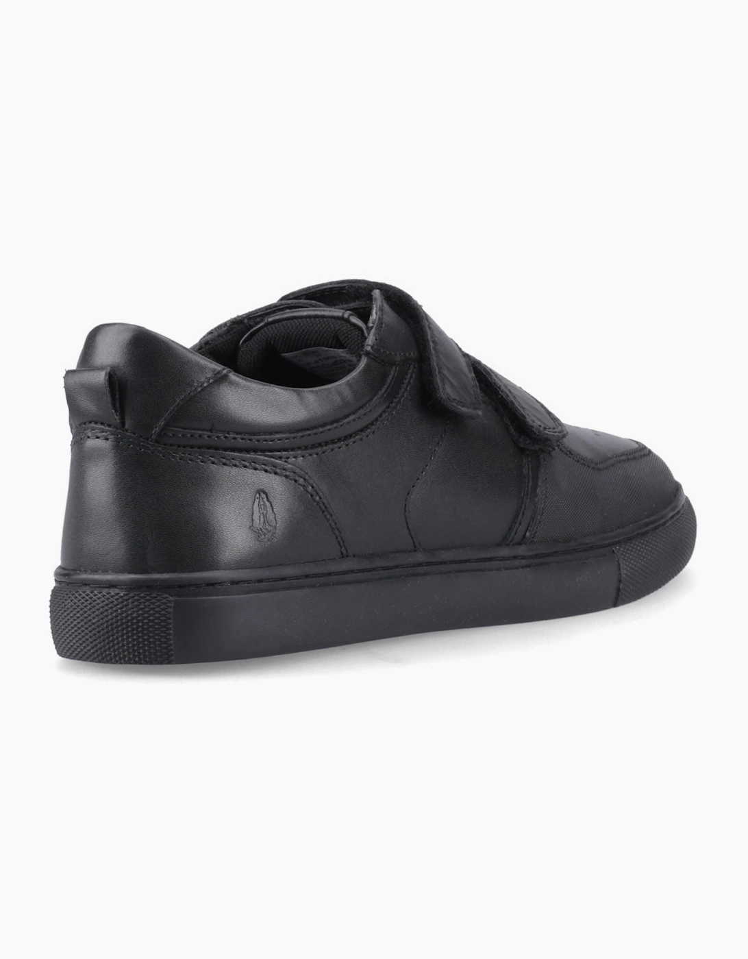 Hush Puppies Daxton Leather Black Trainers