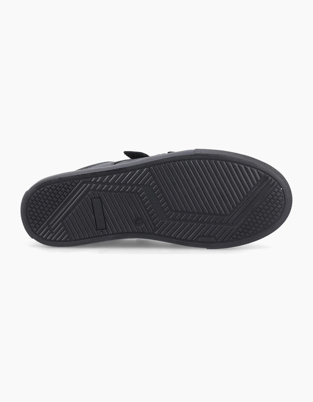Hush Puppies Daxton Leather Black Trainers