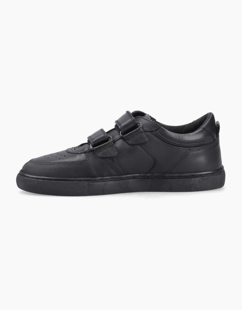 Hush Puppies Daxton Leather Black Trainers