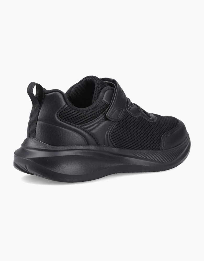 Hush Puppies Marty Trainer Textile Black Trainers