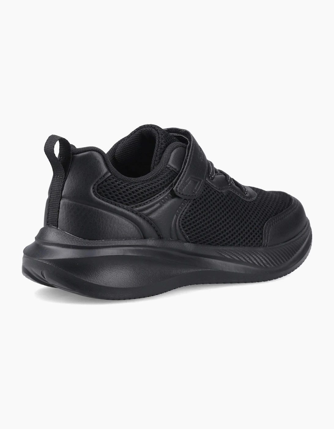 Hush Puppies Marty Trainer Textile Black Trainers