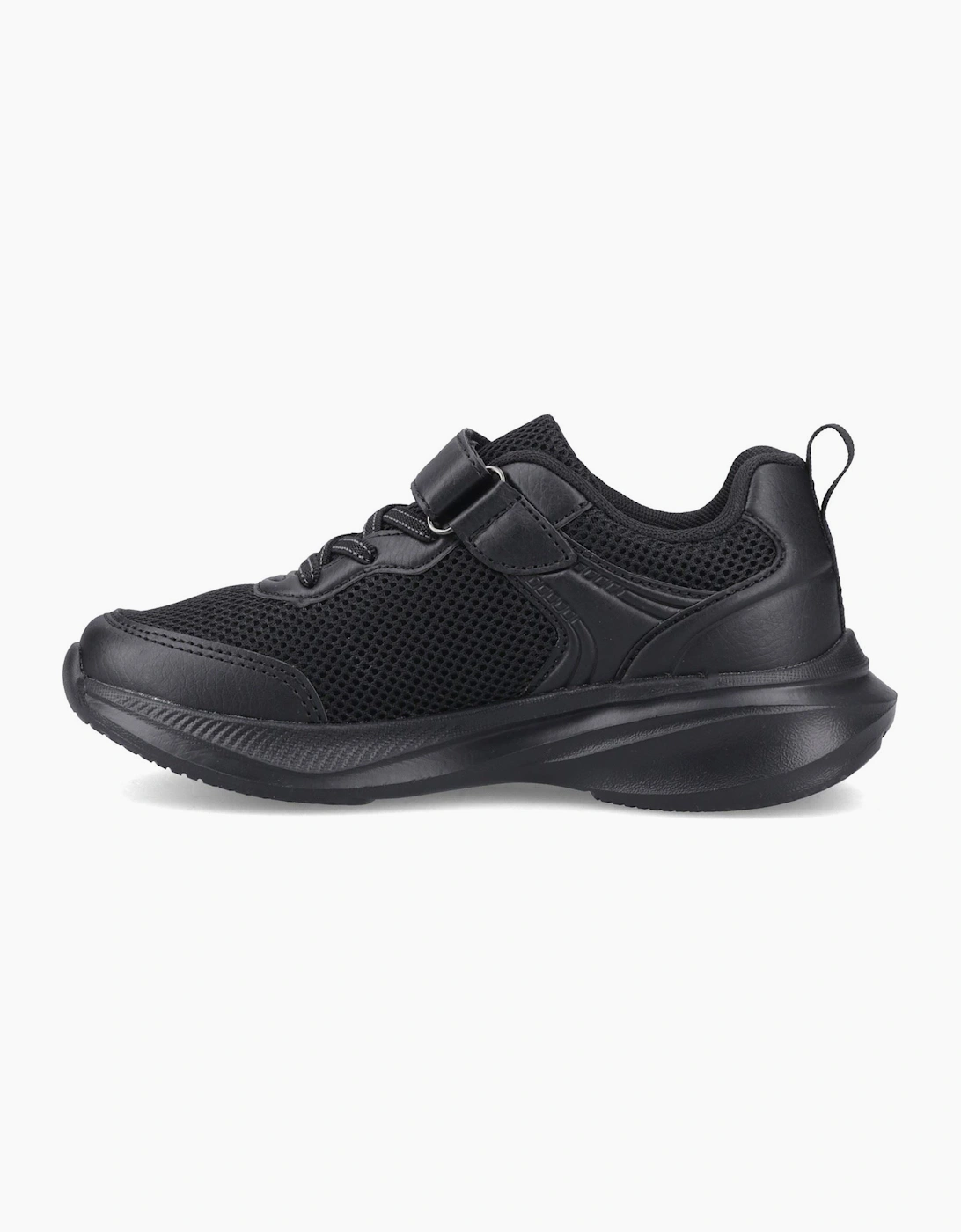 Hush Puppies Marty Trainer Textile Black Trainers