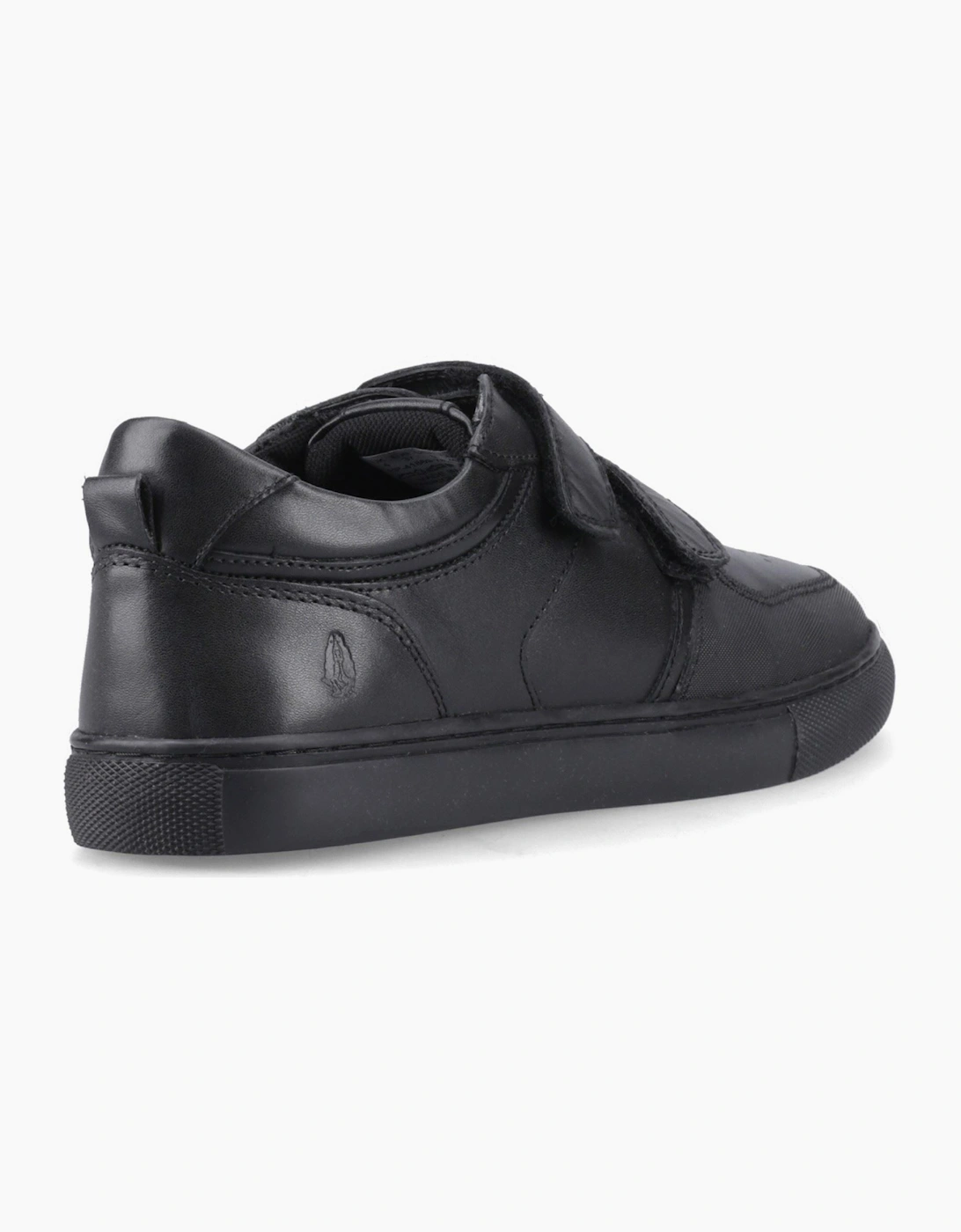 Hush Puppies Daxton Leather Black Trainers