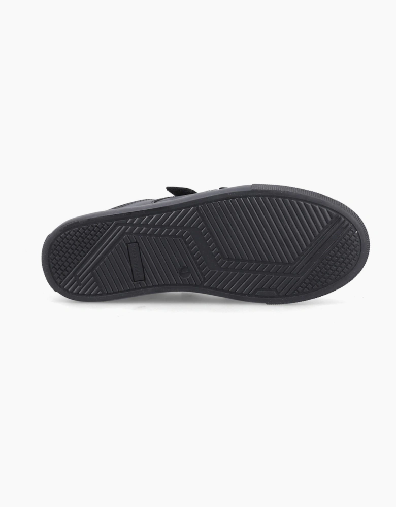 Hush Puppies Daxton Leather Black Trainers