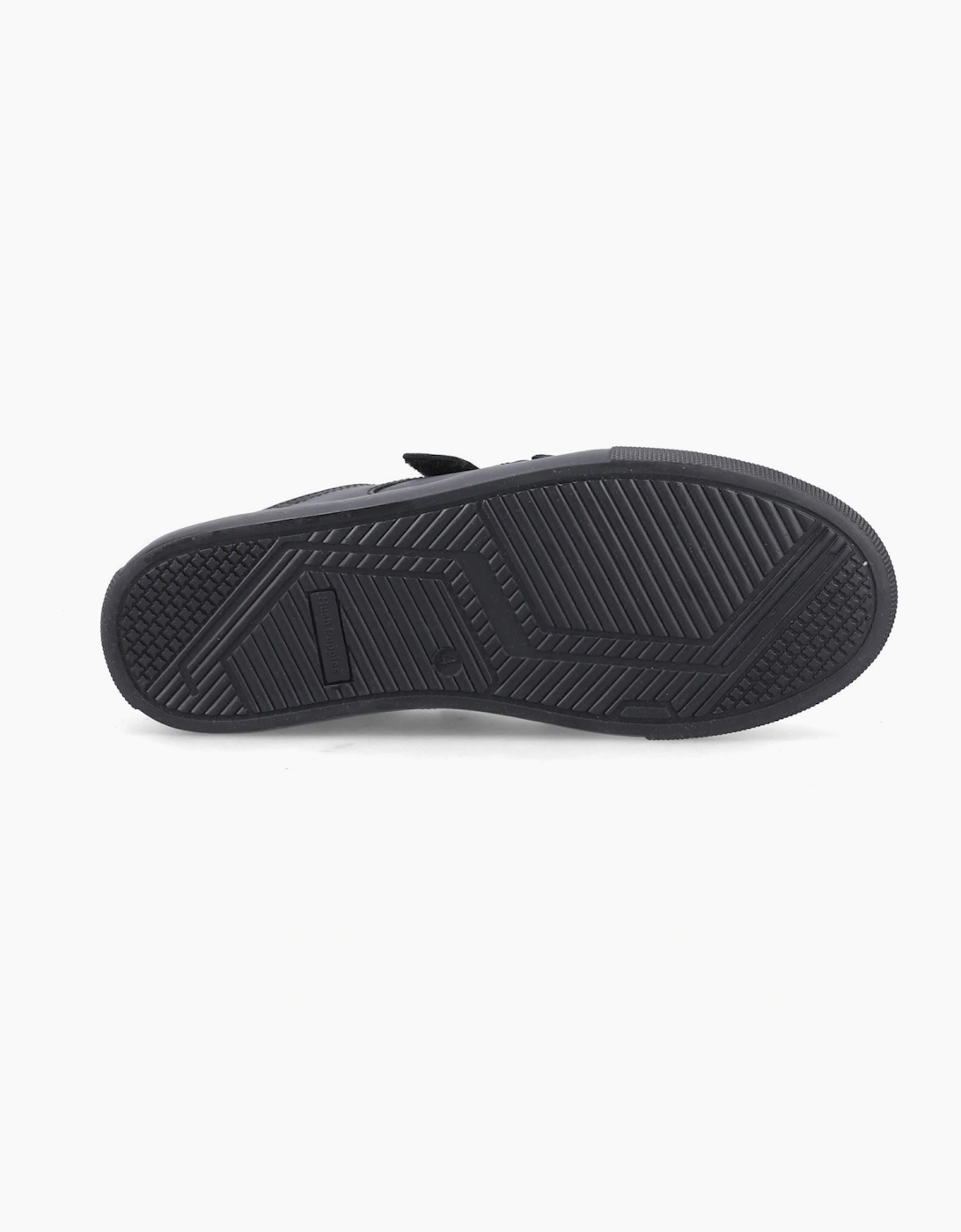 Hush Puppies Daxton Leather Black Trainers