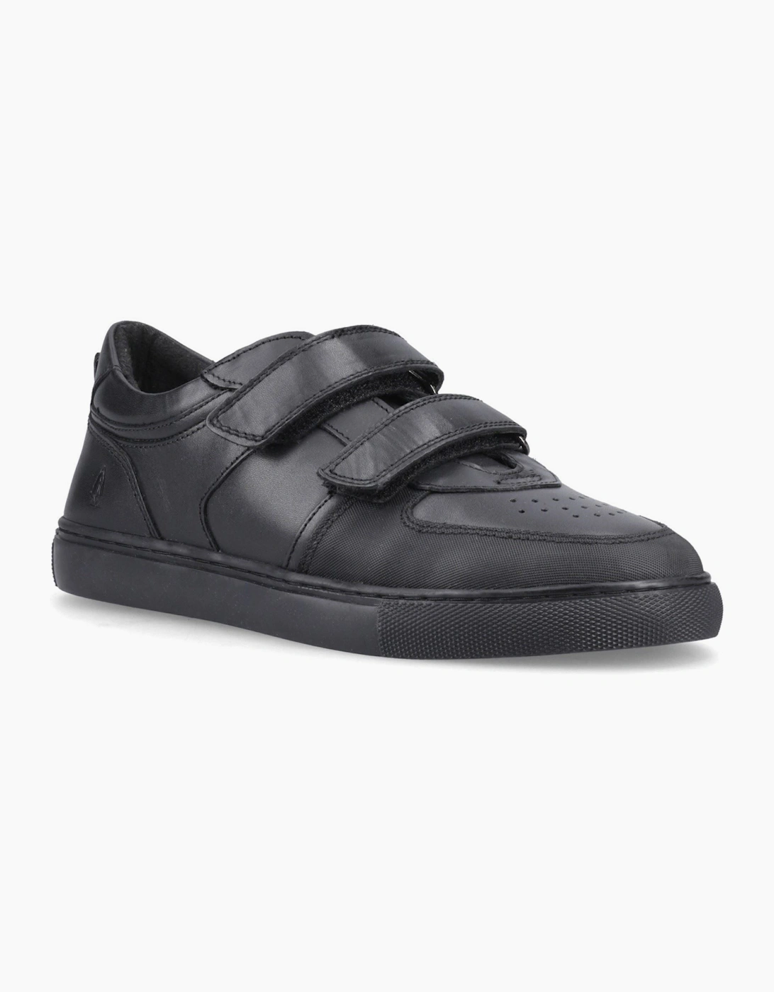 Hush Puppies Daxton Leather Black Trainers
